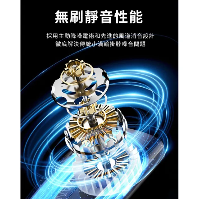 【ANTIAN】冰瓷掛脖風扇 便攜大風力降溫電風扇 隨身懶人頸掛風扇 涼感渦輪無葉風扇(可上飛機)