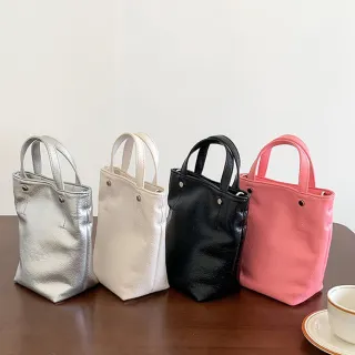 【LEESA】雙11 斜背包\手提包\可愛包包\手提水桶包\水桶包\側背包\韓國小包包\軟皮包包\皮革小 