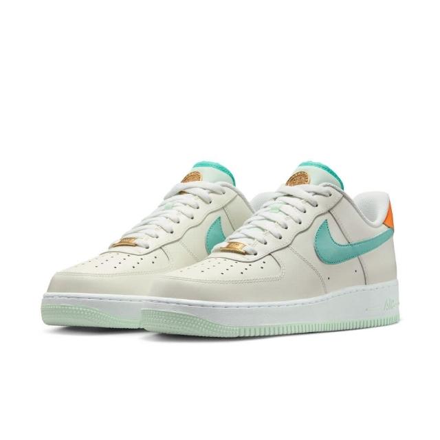 【NIKE 耐吉】休閒鞋 復古 經典 氣墊_男_米綠_AIR FORCE 1 07(HM3728131)