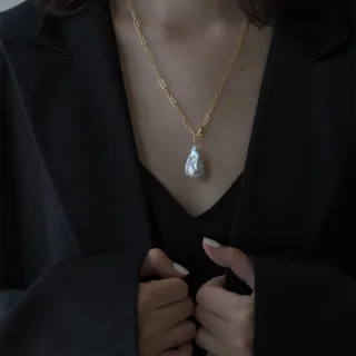 【KT DADA】包包 巴洛克珍珠項鍊 歐美項鍊 韓國項鍊 珍珠項鍊 女生項鍊 浮誇項鍊 細項鍊  