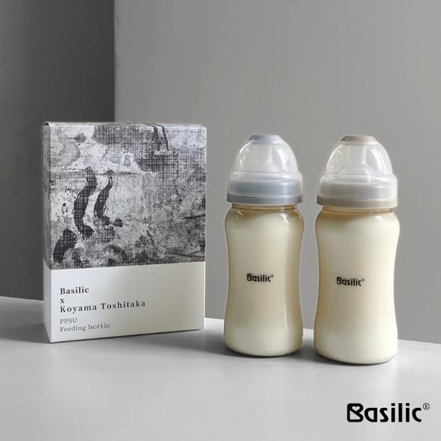 【Basilic 貝喜力克】專利防脹氣PPSU寬口奶瓶(240ml)