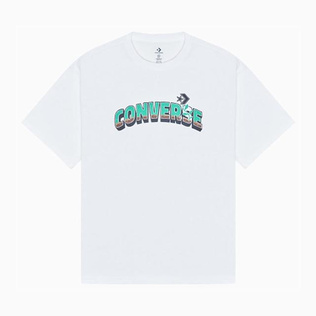 【CONVERSE】HIGH SUMMER FILL TEE 短袖上衣 男上衣 白色(10026671-A01)