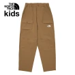 【The North Face 官方旗艦】北面兒童棕色UPF防曬休閒長褲｜87Z2173(抗UV)