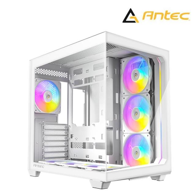 【Antec】C5 ARGB{白} ATX海景房電腦機殼(顯卡限長41cm/塔扇限高16cm/Type-C/背插式ATX)