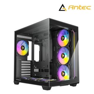 【Antec】C5 ARGB{黑} ATX海景房電腦機殼(顯卡限長41cm/塔扇限高16cm/Type-C/背插式ATX)