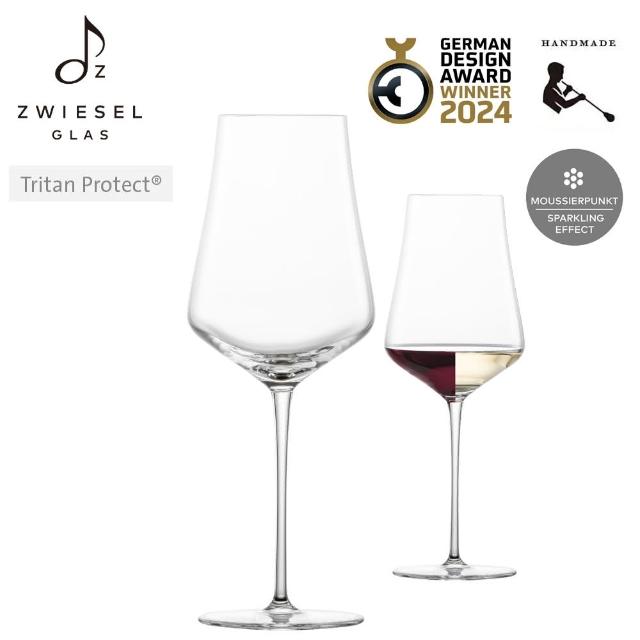 【ZWIESEL GLAS 蔡司】Duo系列 手工通用杯 548ml 單入禮盒組(紅酒杯/白酒杯/玻璃杯/水晶杯)