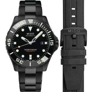 【MIDO 美度 官方授權】OCEAN STAR 海洋之星600米天文臺認證潛水機械錶-43.5mm 禮物(M0266083305100)