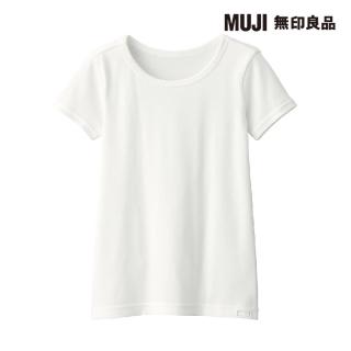 【MUJI 無印良品】兒童針織圓領短袖T恤(共3色)