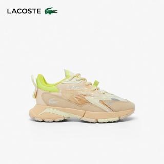 【LACOSTE】女鞋-L003 Neo Tech 運動休閒鞋(白色/淺黃配色)