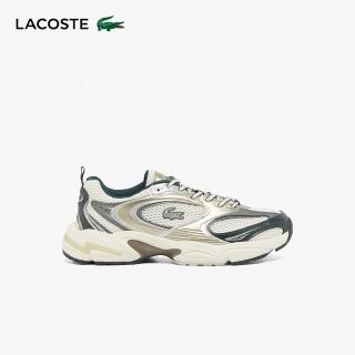 【LACOSTE】男鞋-Storm 96 2K 運動休閒鞋(白/深綠配色)