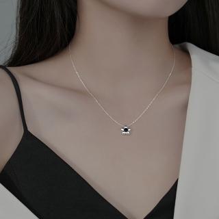 【KT DADA】包包 簡約項鍊 個性項鍊 禮物 女項鍊 純銀項鍊 小花項鍊 韓國項鍊 日系項鍊 可愛項鍊 ins