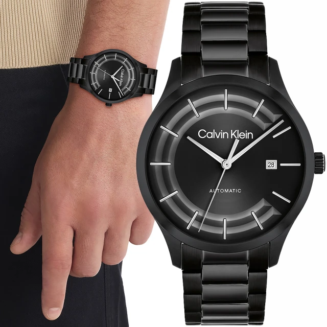 Calvin Klein 凱文克萊 CK Iconic 簡約機械錶-40mm 99狂買節(25300023)