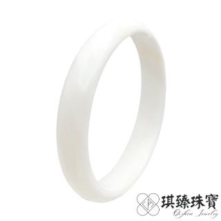 【琪臻珠寶】天然硨磲平安鐲手鐲(18.5-20.5圍手鐲 美人鐲大手圍 原礦玉化帶貝殼紋 依尺寸出貨)