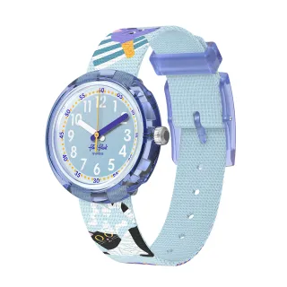 【Flik Flak】兒童手錶 TUTAN-TIME 兒童禮物/安全防水/瑞士製造 FPNP156(31.85mm)