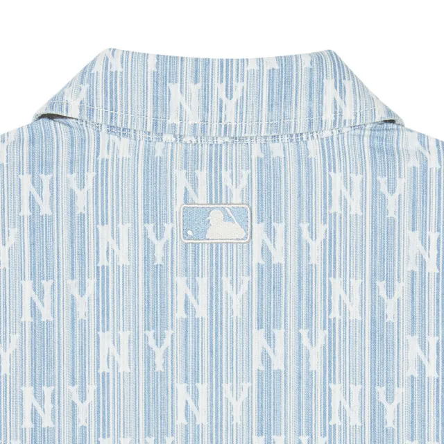 【MLB】牛仔丹寧襯衫 MONOGRAM系列 紐約洋基隊(3ADRM1043-50BLL)