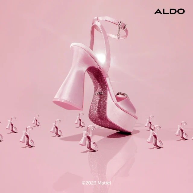 ALDO 雙11★BARBIEPLTFM-芭比聯名款涼跟鞋(粉色)