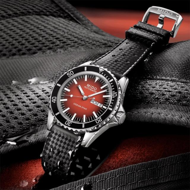 【MIDO 美度 官方授權】Ocean Star Tribute海洋之星復刻機械錶-40.5mm 情人節 禮物(M0268301742100)