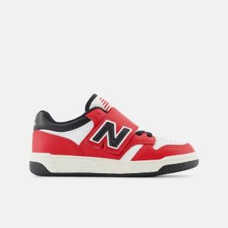 【NEW BALANCE】NB 運動鞋 童鞋 中童 兒童 魔鬼氈 紅黑 PHB480TT-W楦