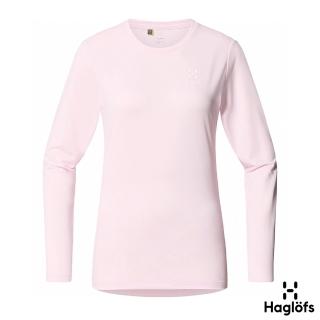 【Haglofs】女 Trekk Tech 長袖 Tee(鮮粉)