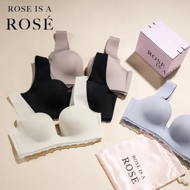 【ROSE IS A ROSE】薄杯零著感無鋼圈內衣(韓國 李多慧 代言)