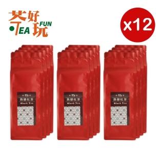 【茶好玩】熱戀紅茶尊爵組 越南高山手採蜜香紅茶葉150gX12包(共3斤;香甜不苦澀;全發酵;輕焙火;全手採)