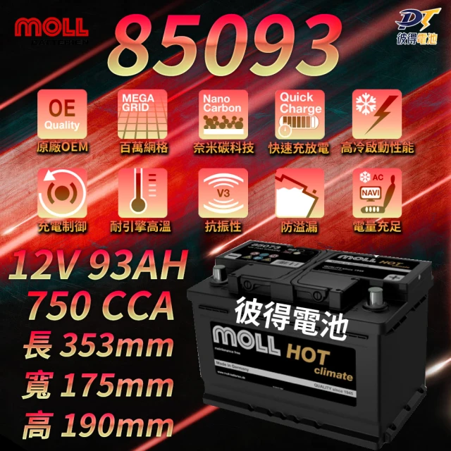 MOLL 82060 Start-Stop EFB電瓶 高性