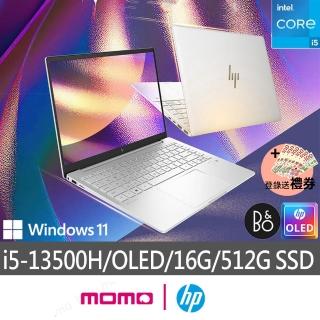 【HP 惠普】送超值Office2021★14吋 i5-13500H OLED 輕薄2.8K筆電(14-eh1030TU/16G/512G SSD/W11)