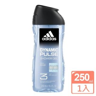 【adidas 愛迪達】三合一潔顏洗髮沐浴露-超越活力(250ml)
