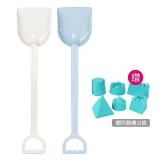 【KIDMATE】環保麥稈大沙鏟(兒童玩沙工具 沙灘玩具組 贈城堡沙模6入組)