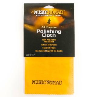 【Music Nomad】MN200｜萬用亮光纖毛絨布｜100% Flannel Polishing Cloth(樂器擦拭專用布)