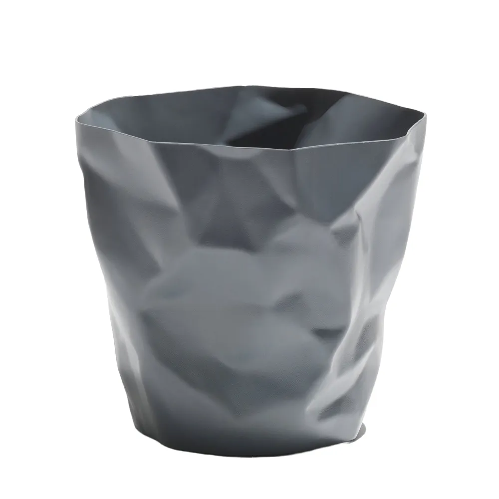 【北歐櫥窗】Essey Bin Bin 皺皺垃圾桶(大、墨灰)