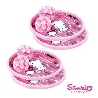 【HELLO KITTY】凱蒂貓KITTY 互動吸盤接球組（2入一組）(平輸品)