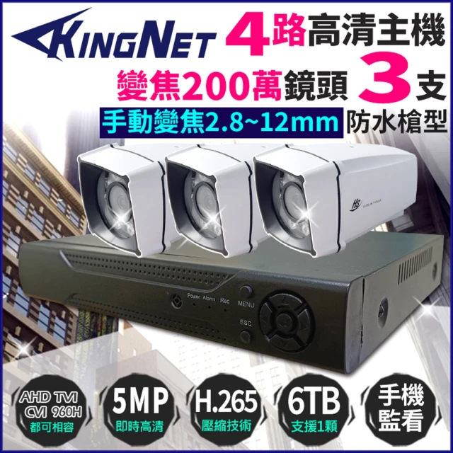 KINGNET 昇銳 HS-T077TN-G 800萬 紅外