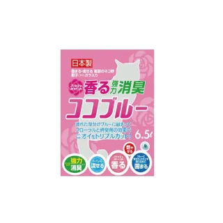 【日本藤浦】椰殼活性碳變色環保紙砂-花香 6.5L(6包組)