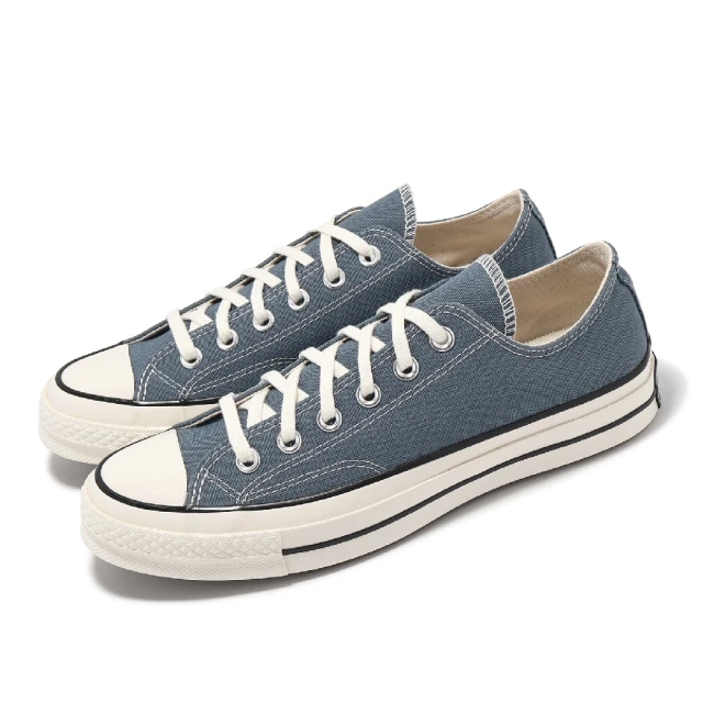 CONVERSE 休閒鞋 Chuck 70 Low 男鞋 女鞋 藍 白 1970 奶油底 情侶鞋(A08619C)