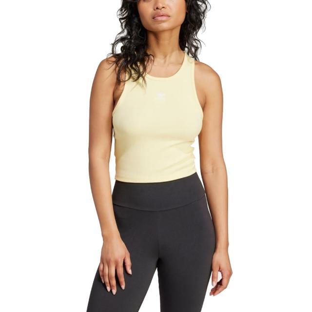 【adidas 愛迪達】運動背心 ESS RIB TANK 女 - IY9650