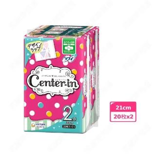 【Center-in】柔軟日用羽翼 特惠包 21cm(衛生棉-20入x2)