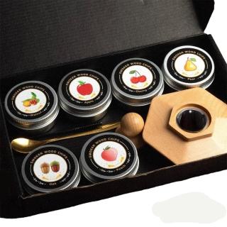 【POKO】六角煙燻器套組(木製煙燻器 含調酒木屑六種 調酒煙燻 煙燻雞尾酒 威士忌煙燻 煙燻罩 分子料理)