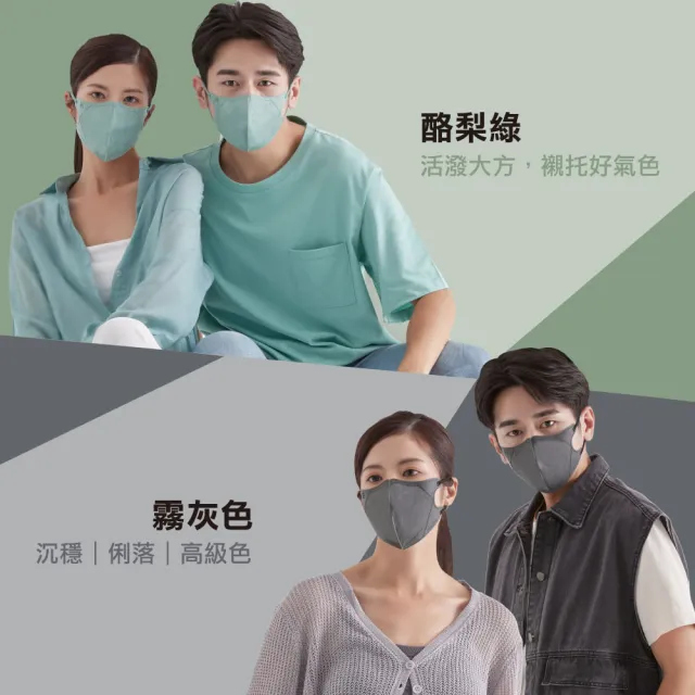 【藍鷹牌】N95立體型成人醫用口罩 多色綜合包 50片x4盒(10色各5片)