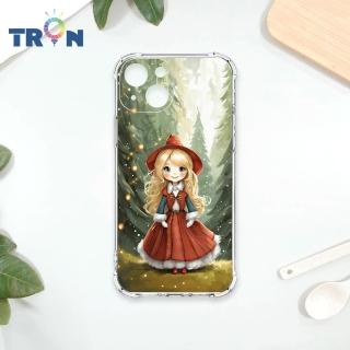 【TRON】IPhone 14 PLUS/14/14 PRO/14 PRO MAX 金髮小紅帽女孩聖誕樹 四角防摔殼 軟殼 手機殼