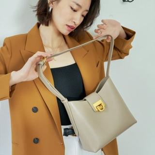 【LEEHER】女生/包包/腋下包/斜揹包/牛皮包包/真皮包包/精品/名牌/法式/小眾包包/水桶包/時尚/