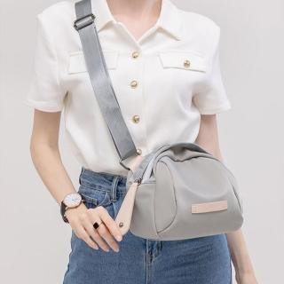 【MoonDy】包包 包包女 斜揹包 尼龍斜揹包 防水側揹包 大容量包包 貝殼包 尼龍貝殼包 日系包包 休閒