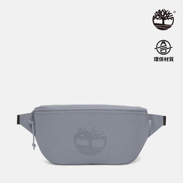 【Timberland 官方旗艦】中性藍灰色戶外斜背包(A5SVF073)