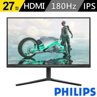 【Philips 飛利浦】27M2N3200A 27型 IPS FHD 180Hz Evnia電競螢幕(內建喇叭/HDR10/HDMI/DP/0.5ms)