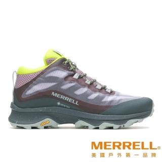 【MERRELL】MOAB SPEED MID GORE-TEX 中筒防水登山鞋 紫灰 女(ML067516)