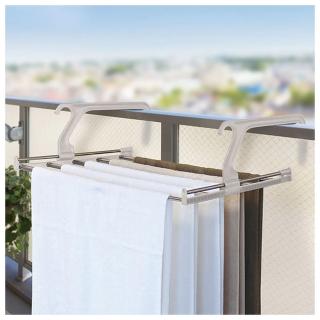 【NITORI 宜得利家居】網購限定 陽臺用曬衣架 MIRU LGY EC(網購限定 曬衣架 MIRU)