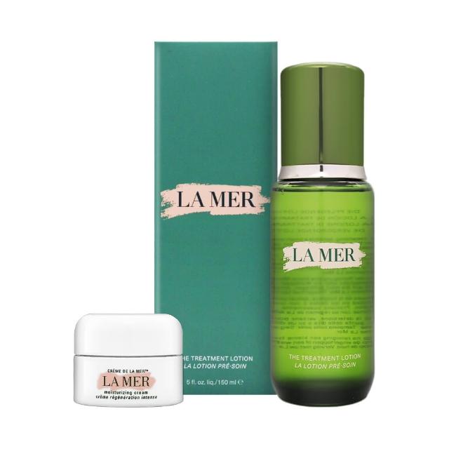 【LA MER 海洋拉娜】經典保養組(平行輸入/超能修護精華露 150ml/經典乳霜 3.5ml)