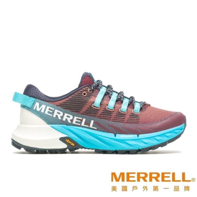 【MERRELL】AGILITY PEAK 4 越野跑鞋 棕藍 女(ML067546)