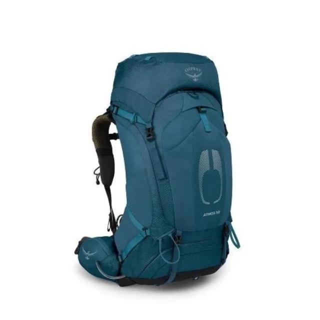 【Osprey】Atmos AG 50 男 網架登山背包 氣壓藍(10004006)