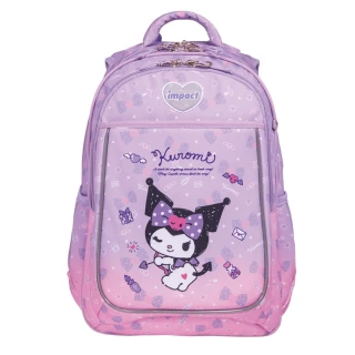 【IMPACT 怡寶】酷洛米Kuromi-成長型護脊書包-紫色130CM以上（速）(國小 小學 兒童 學生)